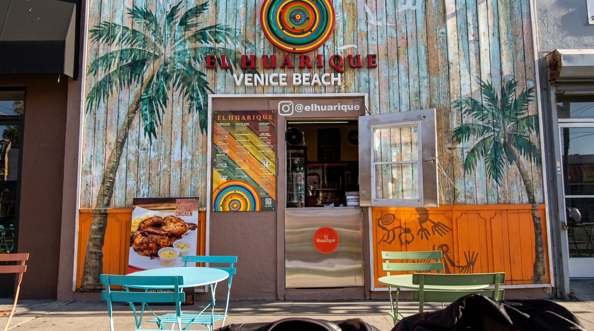 Peruvian food on Ocean Front Walk