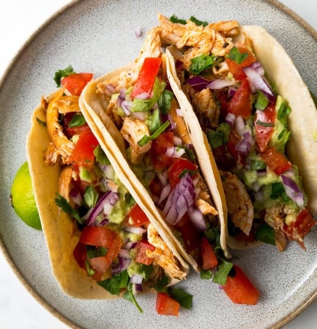 Tacos - Rotisserie Chicken (3 Tacos).