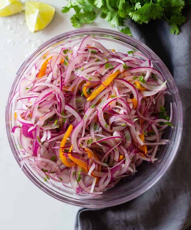 Pickled Onion Salad (Salsa Criolla) 8oz..