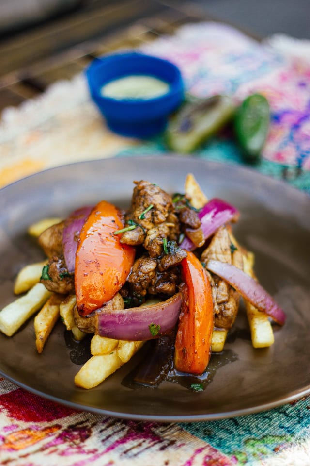 Pollo Saltado (Chicken Stir Fry).