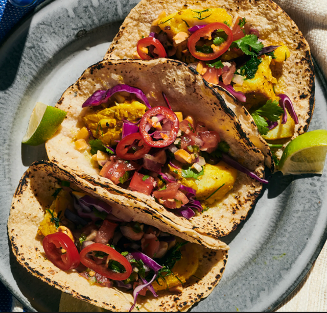 Tacos - Lomo Saltado Tacos (3 Tacos).