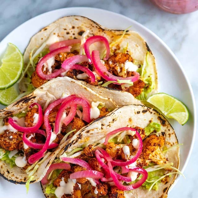 Tacos - Sauteed Veggies (3 Tacos).