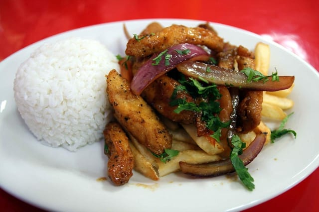 Fish Saltado.