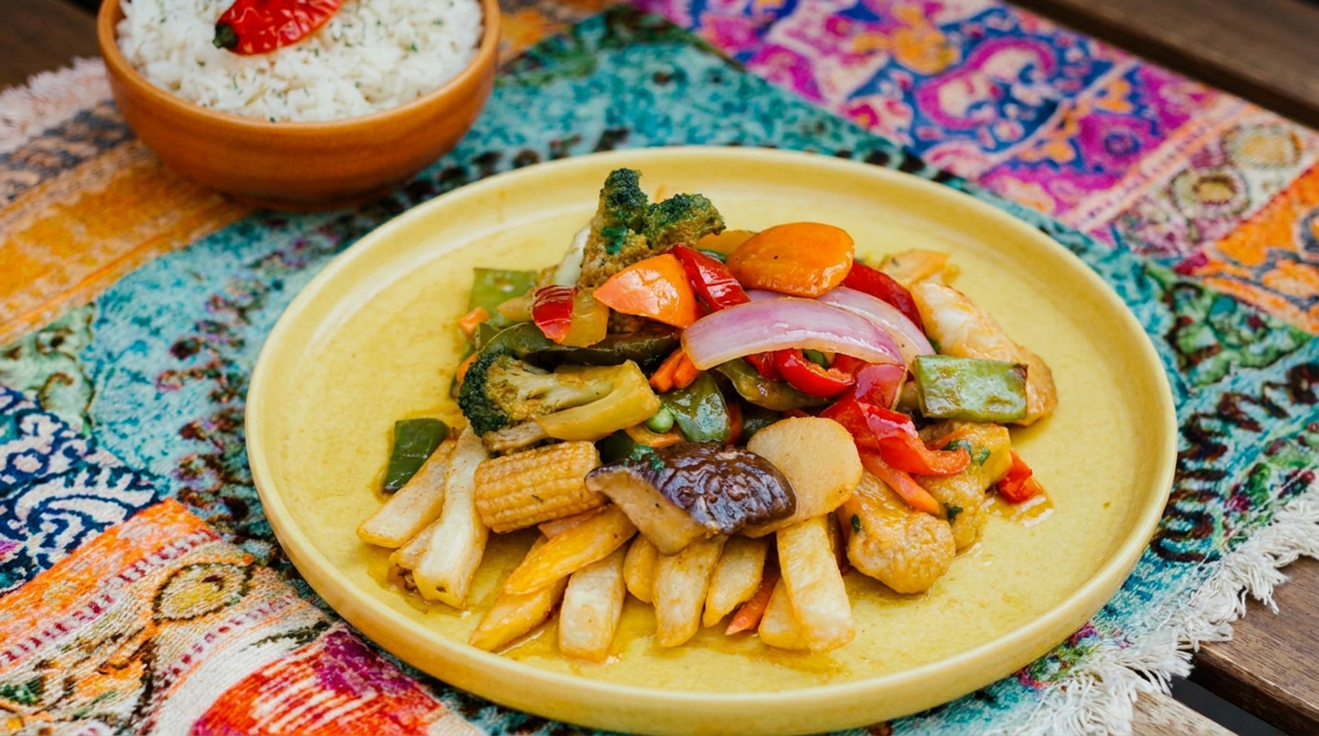 Veggie Saltado (Veggie Stir Fry)